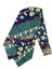 Yeşil Motif Desen Erkek Ascot Fular K642 4