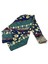Yeşil Motif Desen Erkek Ascot Fular K642 5