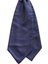 Lacivert Nokta Desen Italyan Ipek Ascot Fular K655 4