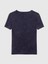 Kadın Koyu Gri Modern Gap Logo Crop T-Shirt 3