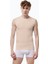 Görünmez Atlet Erkek Ten Rengi Sıfır Yaka Iz Yapmayan Modal Kolsuz Atlet 007 3