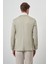Erkek Yeşil Örme Slim Fit Ceket 4
