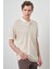 Erkek Bej Trend Polo Yaka T-Shirt 1