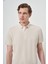 Erkek Kremrengi Trend Polo Yaka T-Shirt 4