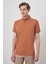 Erkek Kiremit Trend Polo Yaka T-Shirt 3