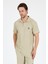 Erkek Kapris Polo Yaka Kısa Kollu T-Shirt – Rahat Kalıp, Nefes Alan Kumaş Erkek T-Shirt 7918 3