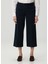 Lacivert Crop Pantolon 2