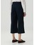Lacivert Crop Pantolon 4