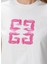 Beyaz Logo Baskılı T-Shirt 5