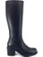 2355002 Waterproof Hakiki Deri Bayan Çizme-Siyah 2