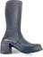 2355002 Waterproof Hakiki Deri Bayan Çizme-Siyah 4