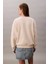 Kadın Ls Monologo Relaxed Fit Sweatshirt - Bej 3