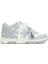 Gri Beyaz Erkek Deri Sneaker 1