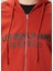 Relaxed Kiremit Kapüşonlu Fermuarlı Sweatshirt 5