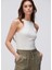 Bej Melanj Bodysuit T-Shirt 4