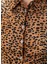 Fitted Leopar Desenli Gömlek 5