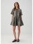 Leopar Desenli Mini Elbise 3