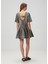 Leopar Desenli Mini Elbise 4