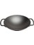 Döküm 28 cm Yuvarlak Wok Tava Mat Siyah 1