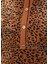 Leopar Jakarlı Crop Hırka 5