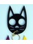 Kara Kedi Kendini Savunma Anahtarlık (Sadece Plastik Aparattır) 3D 3