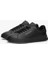 Erkek Pebble Grain Court Sneakers - Siyah 1