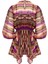 Violet Kilim Desenli Kadın Mini Elbise 2
