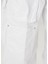 Ladies Wide Leg Beyaz Jean Pantolon 5