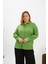 Büyük Beden Taş Detay Gömlek Yeşil 1