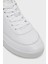Logolu Deri Sneaker Ayakkabı Bayan Ayakkabı FW0FW08682 Ybs 6