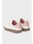 Logolu Deri Sneaker Ayakkabı Bayan Ayakkabı FW0FW08755 Tqn 4