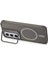 Samsung Galaxy S24 Flet Lens Magsafe Kapak - Gri Ynsmr 5