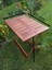 Ahşap 60X80 Iroko Mini Yemek Masası 2