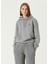 Gri Kapüşonlu Sweatshirt 1