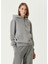 Gri Kapüşonlu Sweatshirt 3