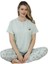 Amera Tasarım Model Kısa Kollu Kadın Pijama Takımı M/xxl 2