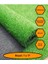 1X17 Metre Yapay Çim Halı, Lastik Taban, Yeşil Suni Halı, 20 mm Kalınlığında 1