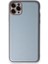 iPhone 11 Pro Max Kılıf Coco Deri Silikon Kapak - Açık Mavi - NFND7368-1188 1