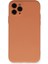 iPhone 11 Pro Kılıf Nano Içi Kadife Silikon - Mat Turuncu - NFND5532-6599 1
