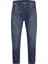 12229858_JJIFRANK Jjleen Aa 170 Mavi Erkek Yüksek Bel Cropped Fit Denim Pantolon 2