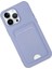 iPhone 14 Pro Kılıf Kelvin Kartvizitli Silikon - Lila - NFND6313-4609 2