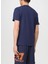 Bisiklet Yaka Lacivert Erkek T-Shirt 3DPT37PJMUZ 4