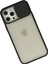 iPhone 12 Pro Max Kılıf Palm Buzlu Kamera Sürgülü Silikon - Siyah - NFND7428-1317 2