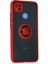 Xiaomi Redmi 9c Kılıf Montreal Yüzüklü Silikon Kapak - Kırmızı - NFND1718-3320 2