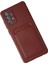 Samsung Galaxy A33 5g Kılıf Kelvin Kartvizitli Silikon - Bordo - NFND6821-9400 3