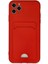iPhone 11 Pro Max Kılıf Kelvin Kartvizitli Silikon - Kırmızı - NFND2729-5270 1