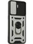 Oppo Reno 5 Lite Kılıf Pars Lens Yüzüklü Silikon - Gümüş - NFND3574-5328 3