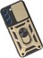 Samsung Galaxy S24 Kılıf Pars Lens Yüzüklü Silikon - Gold - NFND2151-8738 3