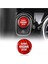 Kırmızı Karbon Fiber Motor Çalıştırma Düğmesi Çıkartması (Yurt Dışından) 3
