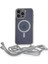 iPhone 12 Pro Kılıf Divo Lazer Askılı Magsafe Kapak - Gümüş - NFND7792-6610 1